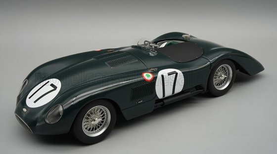 JAGUAR - C-TYPE 3.5L S6 LONGTAIL SPIDER TEAM JAGUAR CARS LTD. N 17 24h LE MANS 1952 STIRLING MOSS - PETER WALKER - BRITISH RACING GREEN