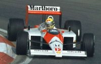 McLAREN - F1 MP4/4 HONDA N 12 WORLD CHAMPION POLE POSITION MONACO GP (with pilot figure) 1988 AYRTON SENNA