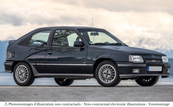 Opel Kadett GSi 1991 Zwart metallic Helmut Schmid