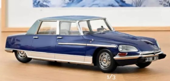 Citroën DS 21 Lorraine 1969 Dark and Light Blue - Limited Edition 300 pcs