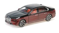 BMW i7 – 2022 – NOIR METALLIC/ROUGE METALLIC