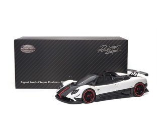 Pagani Zonda Cinque Roadster 2009 Bianco Benny 1/18 Almost Real