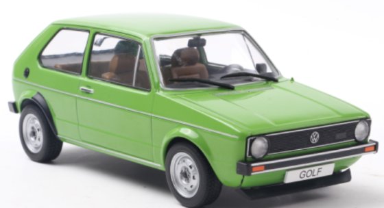 VW Golf I, vert, 1974