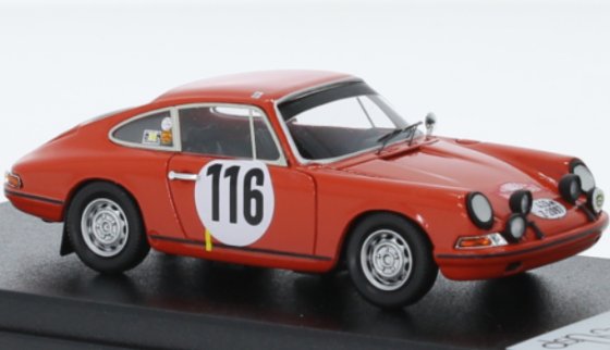 Porsche 911 T No.116 Rallye Monte Carlo 1968 modèle réduit 1/43 TROFEU