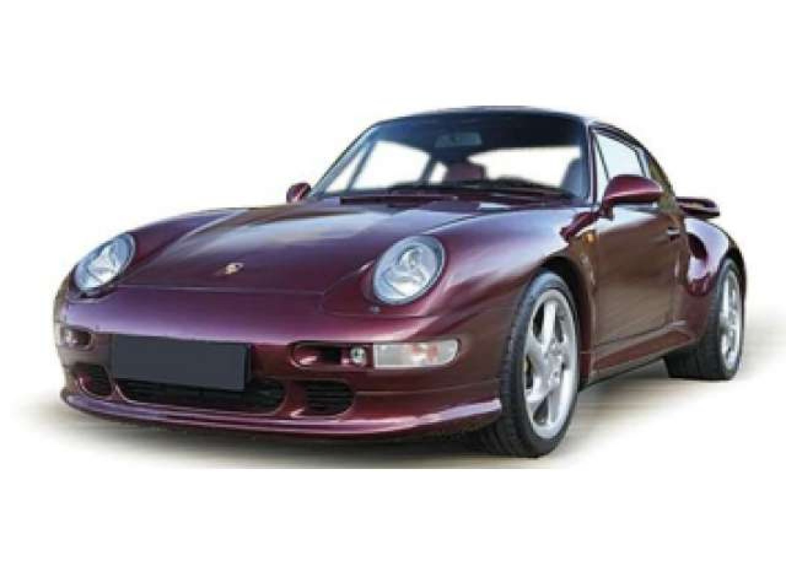 Modèle réduit Porsche 911 (993) Turbo S – 1997 – Dark Red Metallic...