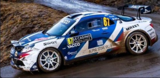 ALPINE A110 Rally RGT N°67 CHL Sport Auto Vainqueur RGT  Rallye Monte Carlo 2025