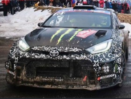 TOYOTA GR Yaris Rally 2 No.20 Printsport Racing Team Rally Monte Carlo 2025 O. Solberg - E. Edmondson