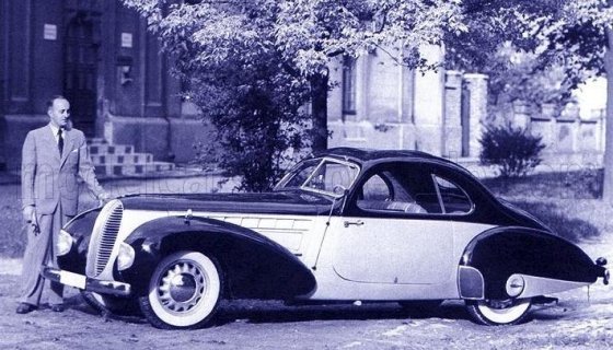 AERO - 30 SODOMKA COUPE 1936 -DARK BLUE SILVER