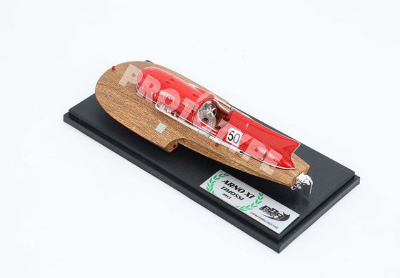 Timossi Ferrari Arno XI 1953 motorboat 1/43 scale Nando dell Orto prototipo