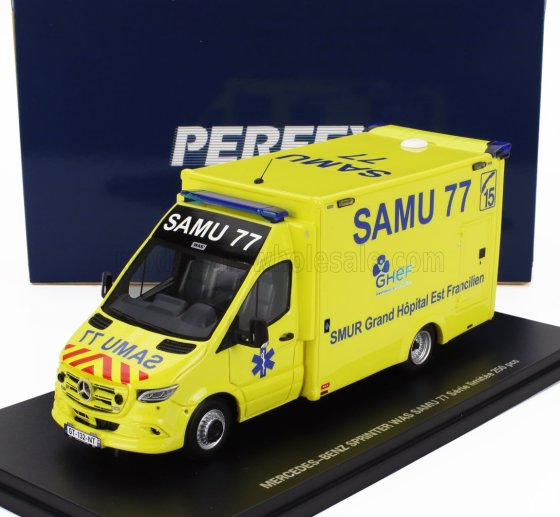 MERCEDES BENZ - SPRINTER VAN WAS SAMU 77 SMUR GRAND HOPITAL EST FRANCILIEN AMBULANCE 2024