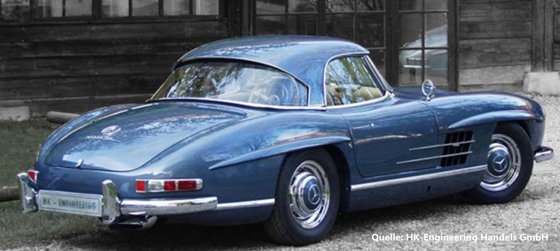 Mercedes-Benz 300 SL, W198, Hardtop, blue