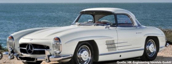 Mercedes-Benz 300 SL, W198, Hardtop, white