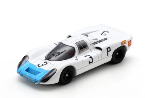 PORSCHE 907 N°3 2nd 1000KM NÜRBURGRING 1968 HANS HERRMANN - ROLF STOMMELEN (300EX)