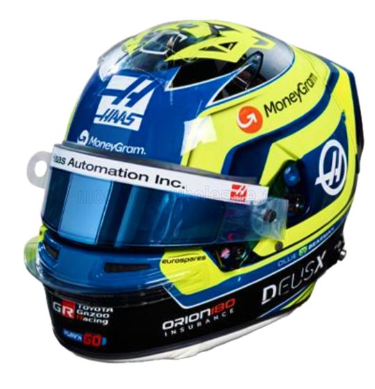 CASQUE F1 OLIVER BEARMAN TEAM MONEYGRAM HAAS N 87 SEASON 2025