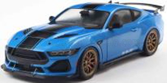 FORD  - MUSTANG SHELBY SUPER SNAKE COUPE 2025 - BLUE MET BLACK