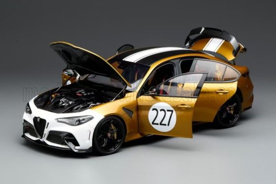 ALFA ROMEO - GIULIA GTAm N 227 RACING 2021 - GOLD WHITE