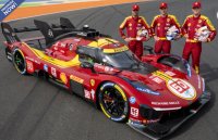 Ferrari 499P car n. 50 - vincitrice Qatar 1812km 2025 piloti Fuoco Nielsen Molina