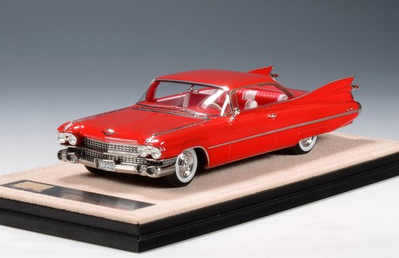 CADILLAC - COUPE DE VILLE 1959 - ROSSO PASTELLO - RED