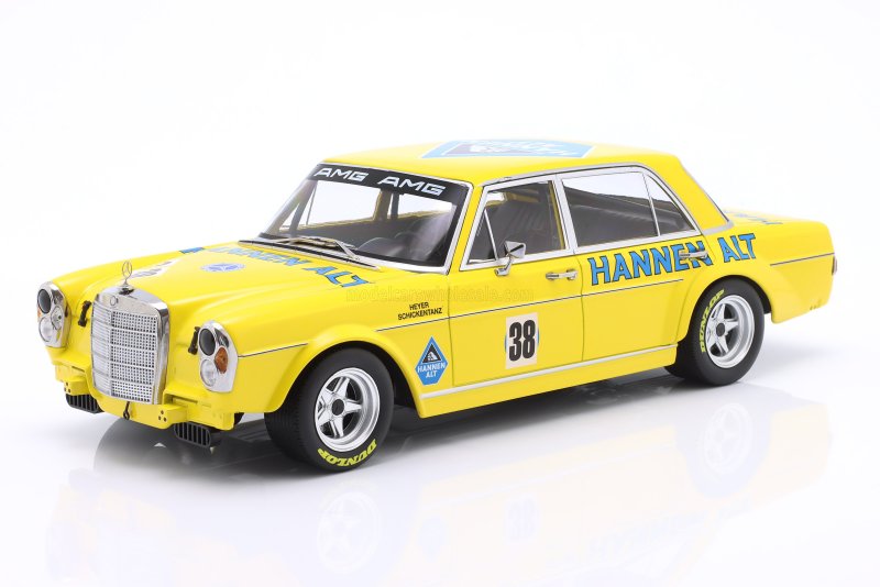 MERCEDES BENZ - 300 SEL 6.8 TEAM HANNEN ALT N 38 HOCKENHEIM 1971 HANS HEYER