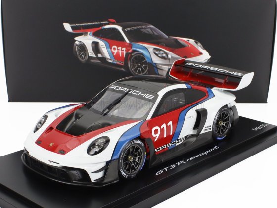 PORSCHE - 911 992 GT3 R N 911 RACING COUPE 2021 -  WITH SHOWCASE