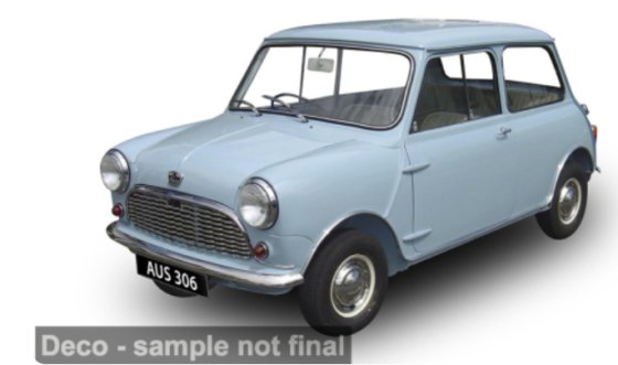 Austin Seven Super de Luxe, hellbleu, 1960, 1:12