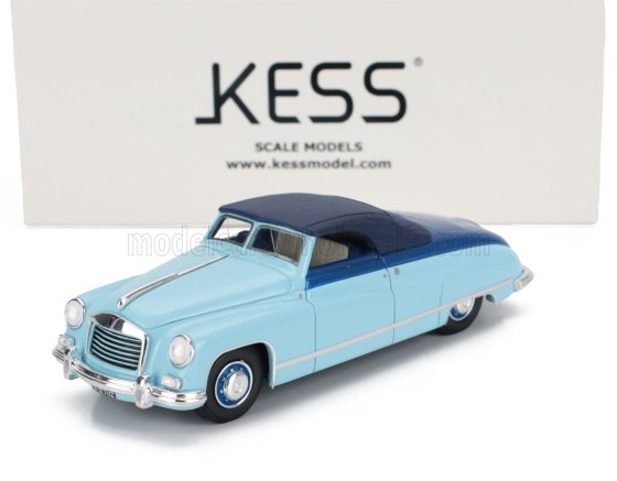 ISOTTA FRASCHINI - 8C MONTEROSA BONESCHI CABRIOLET CLOSED 1948 - 2 TONE BLUE BLACK
