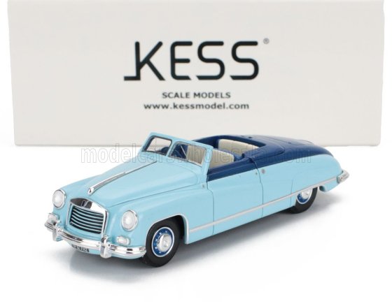 ISOTTA FRASCHINI - 8C MONTEROSA BONESCHI CABRIOLET OPEN 1948 - 2 TONE BLUE