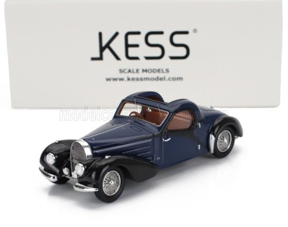 BUGATTI - 57C ATALANTE COUPE sn.57641 TOIT OUVRANT OPEN ROOF 1938 - BLUE BLACK