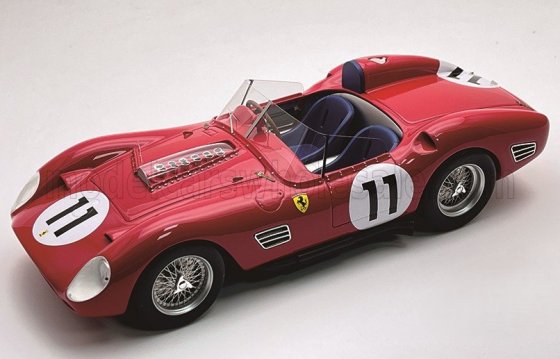 FERRARI - 250TR TESTAROSSA 3.0L V12 SPIDER TEAM SCUDERIA FERRARI SPA N 11 WINNER 24h LE MANS 1960 PAUL FRERE - OLIVIER GENDEBIEN