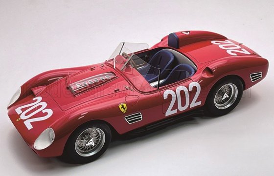 FERRARI - 250TR TESTAROSSA 3.0L V12 SPIDER N 202 TARGA FLORIO 1960 CLIFF ALLISON - RICHIE GINTHER - GIULIO CABIANCA