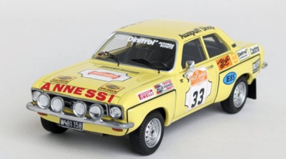Opel Ascona, Rallye Sanremo, 1975, #33, G.Fischer/ H.Gottlieb
