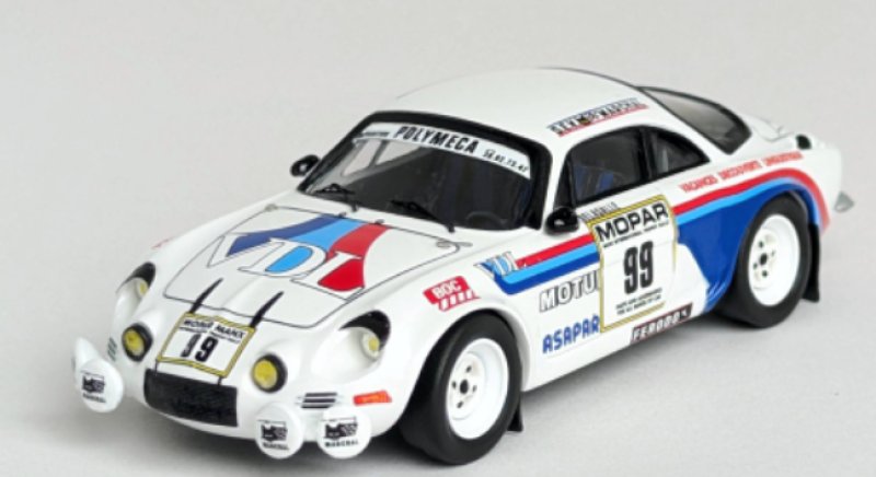 Alpine A110, Rallye Manx, 1979, #99