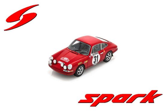 Porsche 911S No.31 2nd Rally Monte Carlo 1969 G. Larrousse - J-C. Perramond