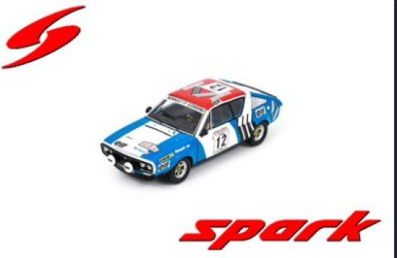Renault 17 No.12 8th Tour de Corse 1974 J-F. Piot - F. Jaubert