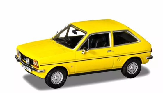 Ford Fiesta MkI 1.3 Ghia Signaalgeel