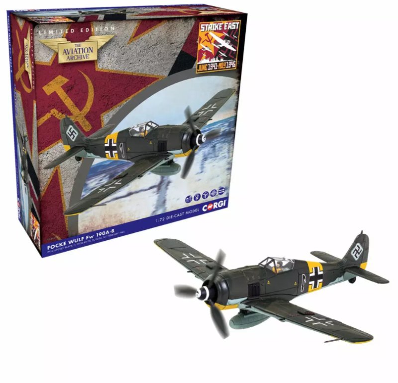 Focke Wulf Fw 190A-8 'Zwart 1' Luitenant Otto Kittel