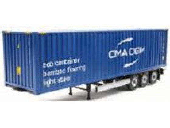 Solido 1/24 Remorque porte-conteneur CMA CGM