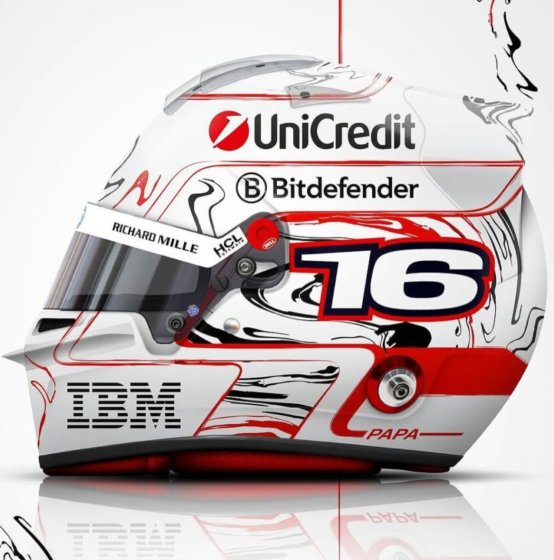 CASQUE CHARLES LECLERC SCUDERIA FERRARI HP JAPAN GP 2025 - 150th GP