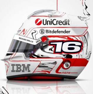 CASQUE CHARLES LECLERC SCUDERIA FERRARI HP JAPAN GP 2025 - 150th GP