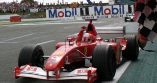Ferrari F2002 GP Frankrijk Schumacher - Wereldkampioenschapsoverwinning