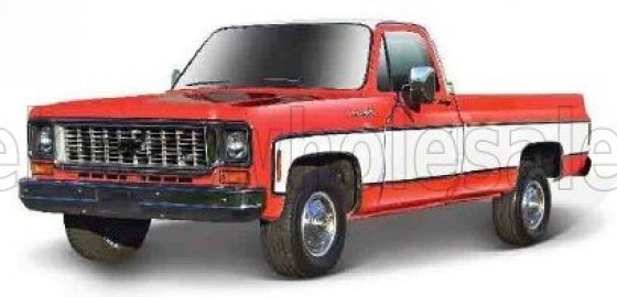 CHEVROLET - C-10 PICK-UP CHEYENNE SUPER 1974 - RED WHITE