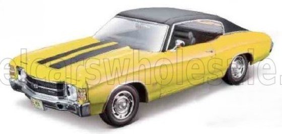 CHEVROLET - CHEVELLE SS 454 COUPE 1971 - YELLOW MATT BLACK