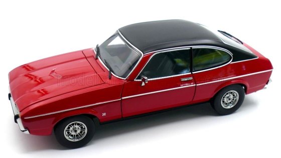 FORD ENGLAND - CAPRI MKII 3.0 GHIA COUPE 1974 - RED BLACK