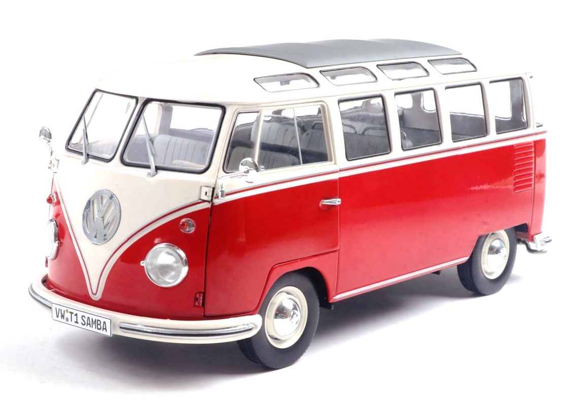 VOLKSWAGEN - T1 SAMBA MINIBUS 1962 - RED WHITE