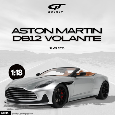 ASTON MARTIN DB12 VOLANTE SILVER 2023