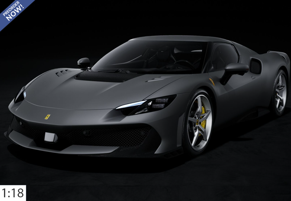 Ferrari 296 Speciale Silverstone Grey Mat