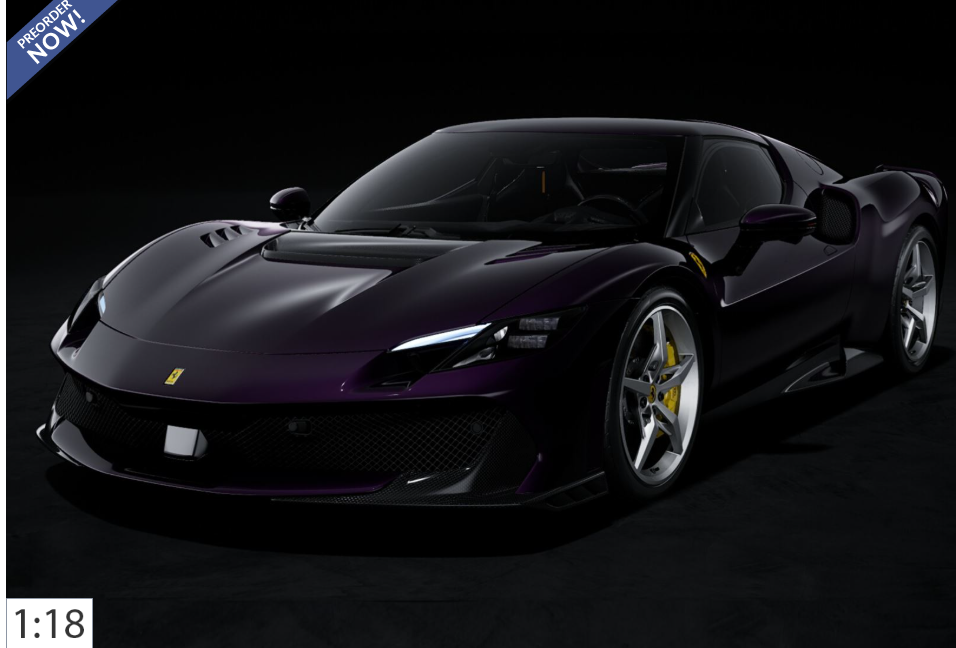 Ferrari 296 Special Paars Hong Kong