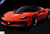 Ferrari 296 Speciale A showcar Rosso Dino