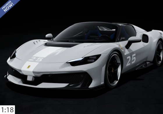 Ferrari 296 Speciale A Grigio squalo con striscia
