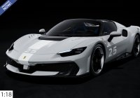 Ferrari 296 Speciale A Grigio squalo con striscia